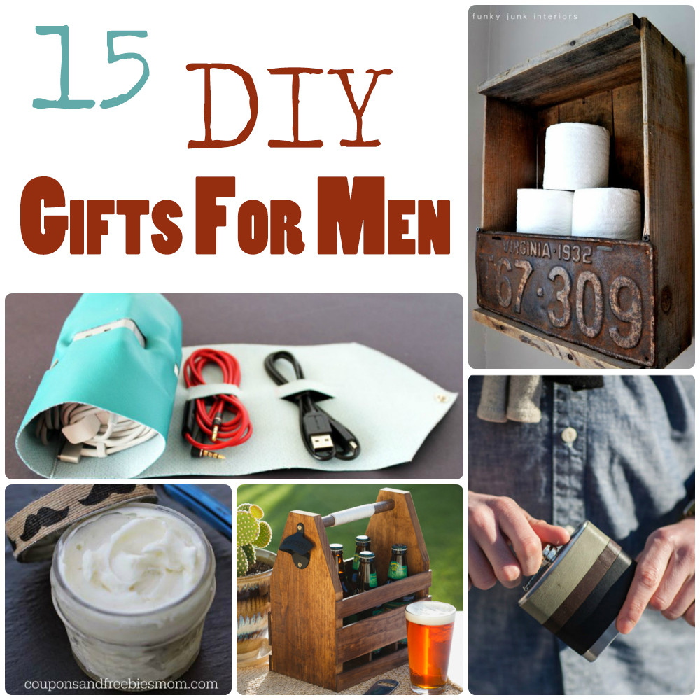 Gift For Men DIY
 15 DIY Gifts for Men