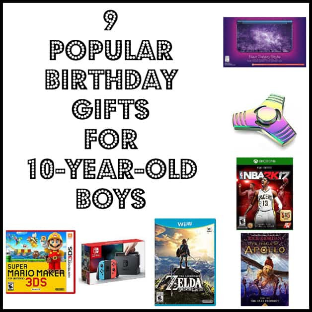 Gift Ideas For 10 Year Old Boys
 9 Popular Birthday Gifts for 10 Year Old Boys Books