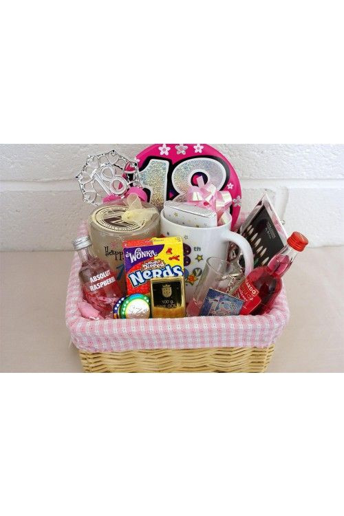 Gift Ideas For 18Th Birthday Girl
 Personalised 18th Birthday Girls Alcohol Gift Basket