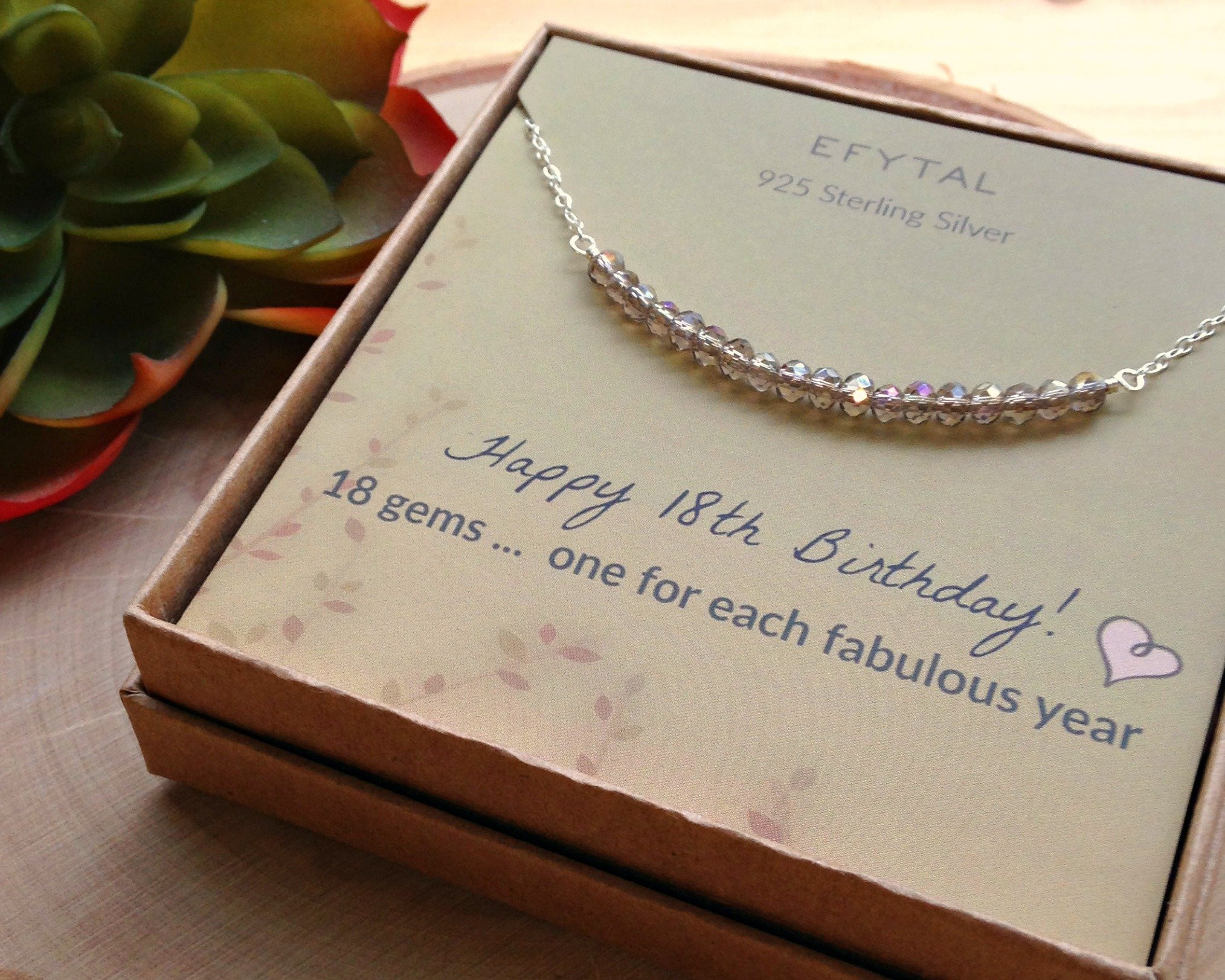 Gift Ideas For 18Th Birthday Girl
 18th Birthday Gifts for Girls Sterling Silver Necklace