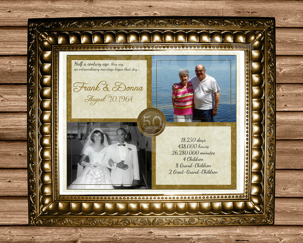 Gift Ideas For 50Th Anniversary Couple
 50th Anniversary Gift Gold 50th Wedding Anniversary
