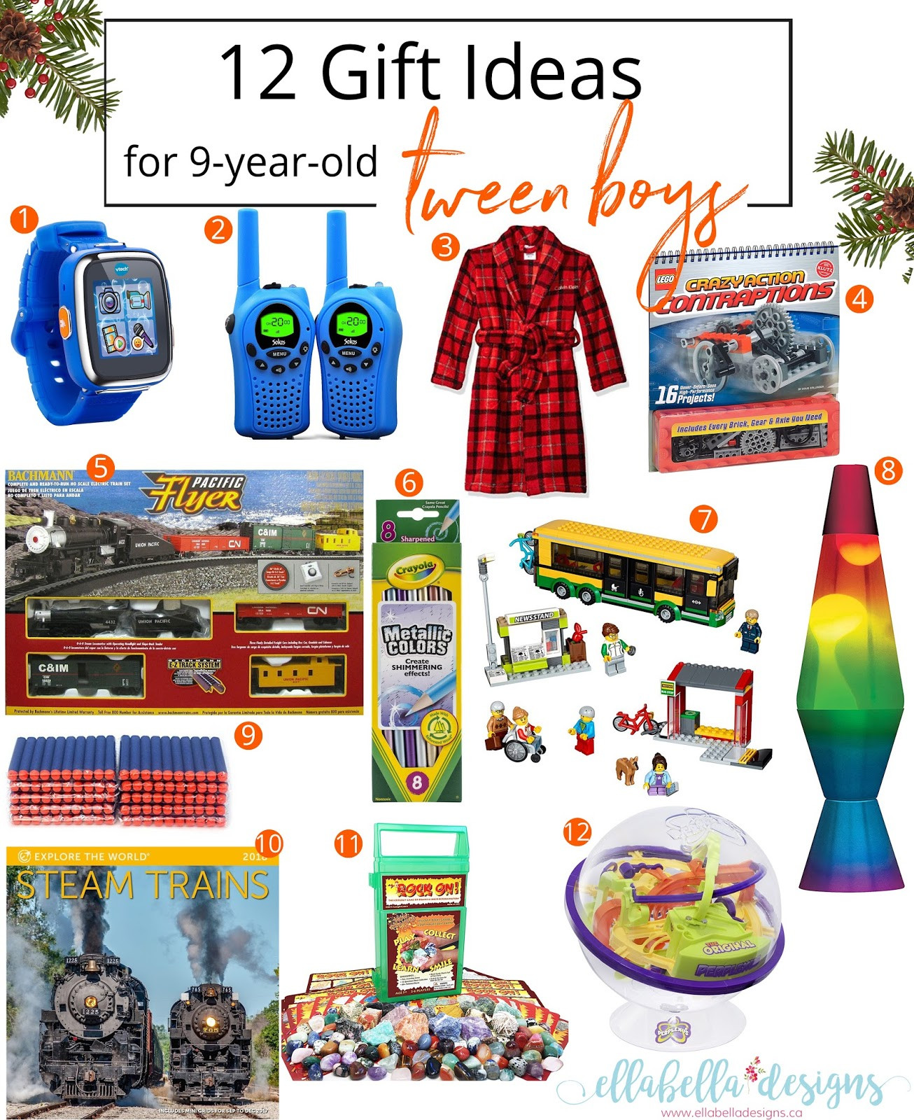 Gift Ideas For 9 Year Old Boys
 Ellabella Designs 12 Gift Ideas for 9 year old Tween Boys