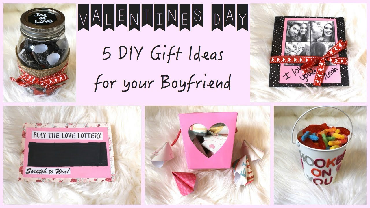 Gift Ideas For A Boyfriend
 5 DIY Gift Ideas for Your Boyfriend