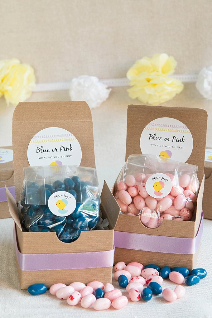 Gift Ideas For A Gender Reveal Party
 Gender Reveal Treat Boxes Party Inspiration