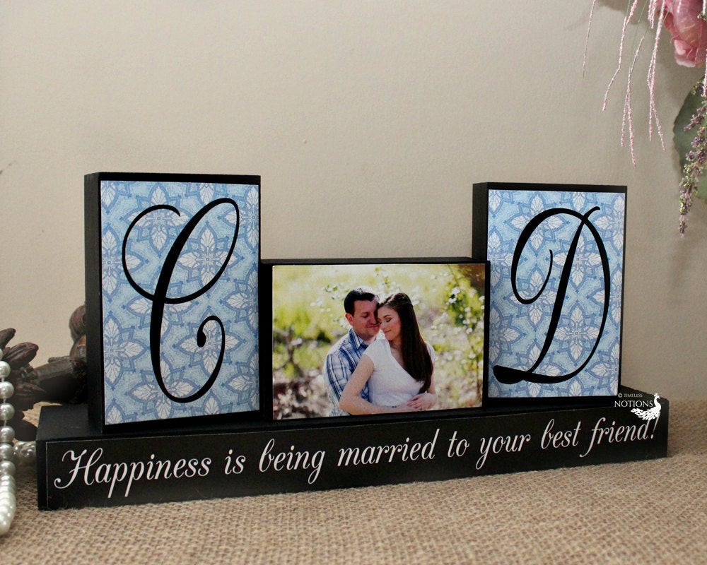 Gift Ideas For A Married Couple
 Personalized Unique Wedding Gift for Couples by TimelessNotion