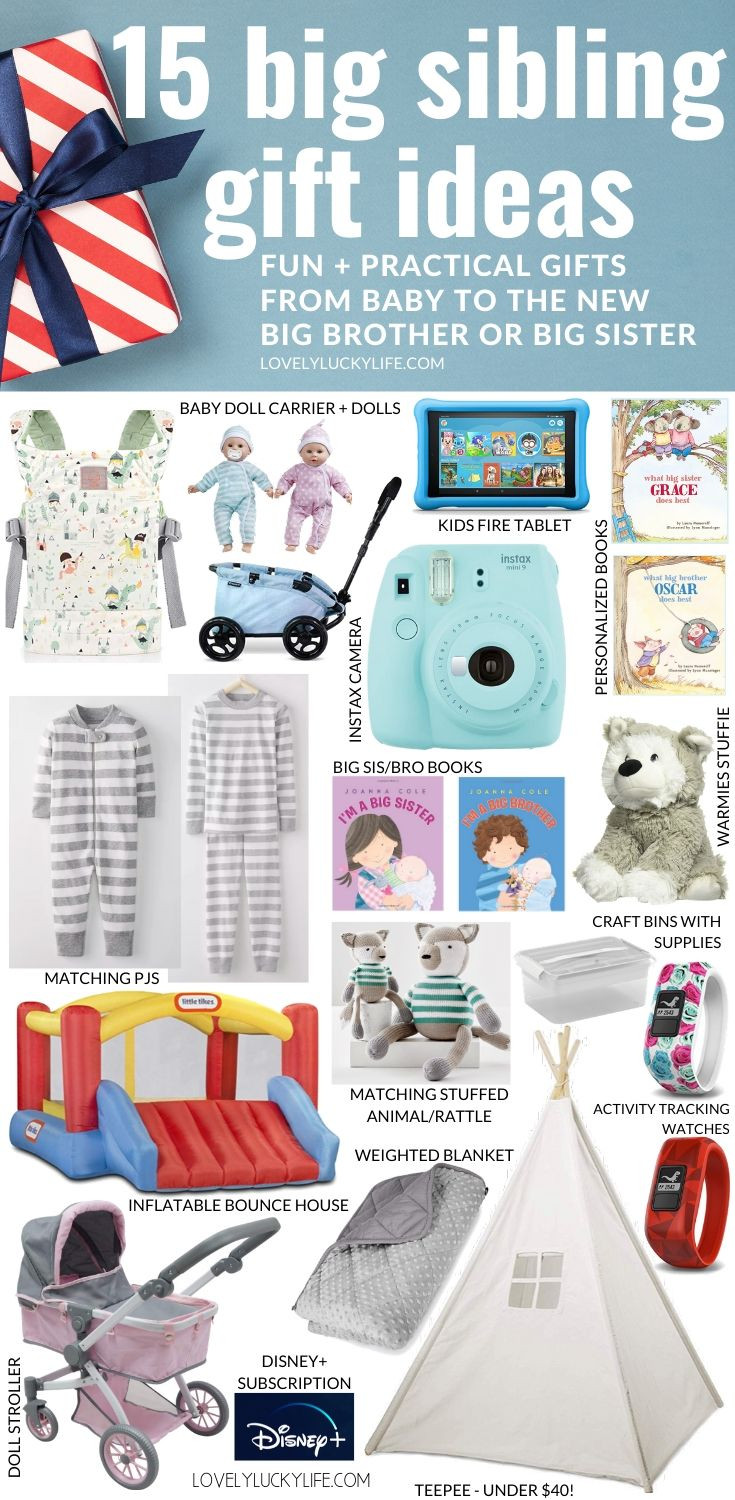 Gift Ideas For Big Brother When Baby Is Born
 15 New Sibling Gift Ideas Big Brother & Big Sister Gift