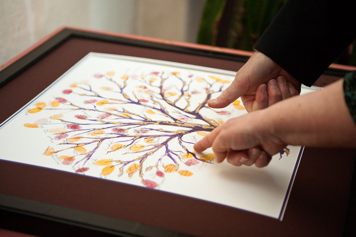 Gift Ideas For Church Anniversary
 Guests leave their fingerprint