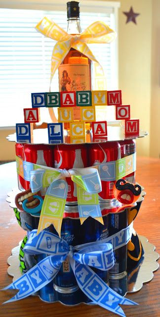 Gift Ideas For Dad From Baby Girl
 Daddy cake co ed baby shower idea for the dad