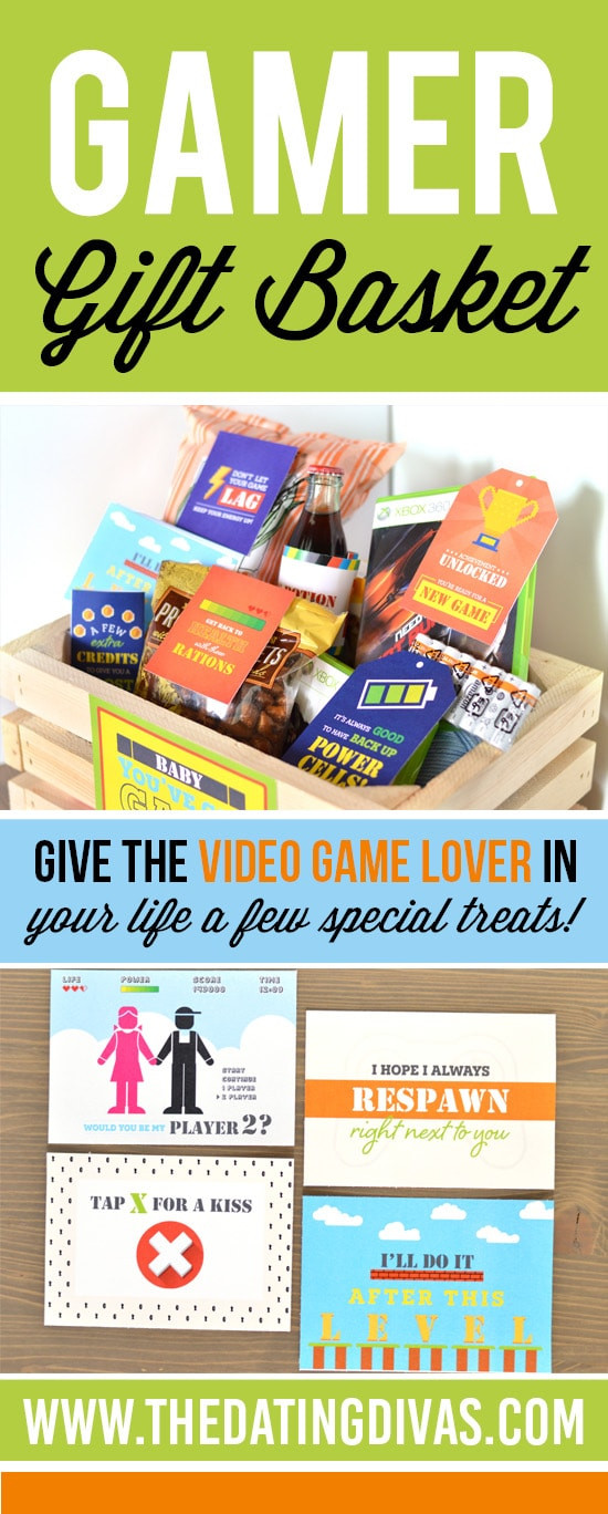 Gift Ideas For Gamer Boyfriend
 Gamer Gift Basket The Dating Divas