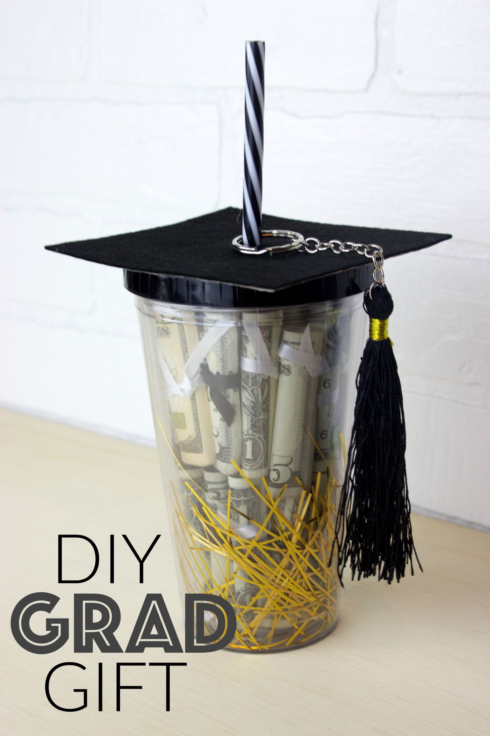 Gift Ideas For Graduation From University
 DIY Graduation Gift in a Cup