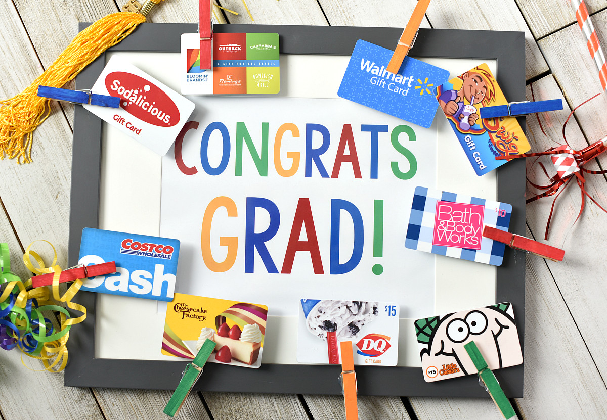 Gift Ideas For Graduation
 Cute Graduation Gifts Congrats Grad Gift Card Frame – Fun