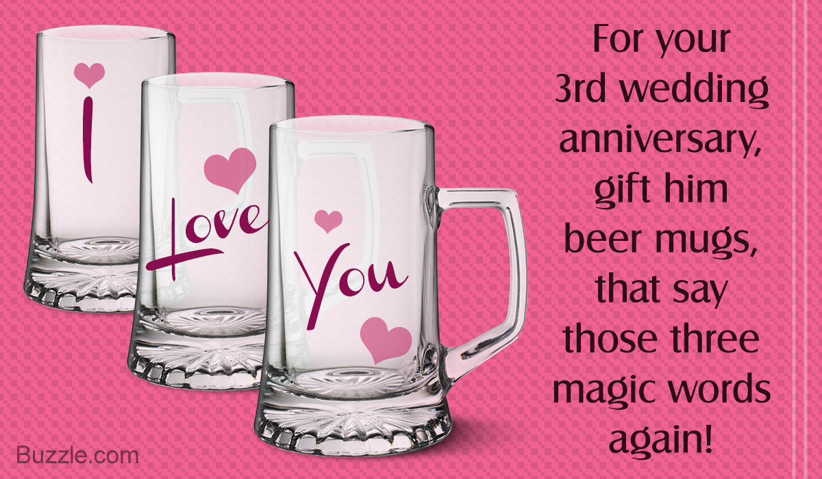 Gift Ideas For Husband On Anniversary
 Simply Awesome 3rd Wedding Anniversary Gift Ideas for Husband