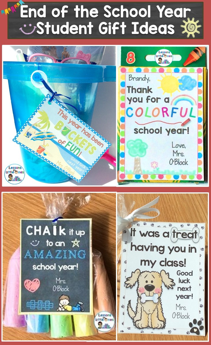 Gift Ideas For Kindergarten Students
 End of the Year Student Gifts & Gift Tags