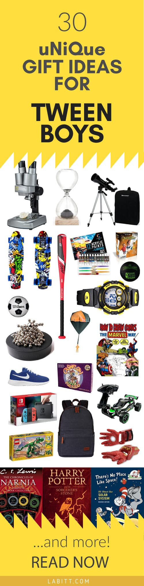 Gift Ideas For Tween Boys
 30 Tween Boy Gifts