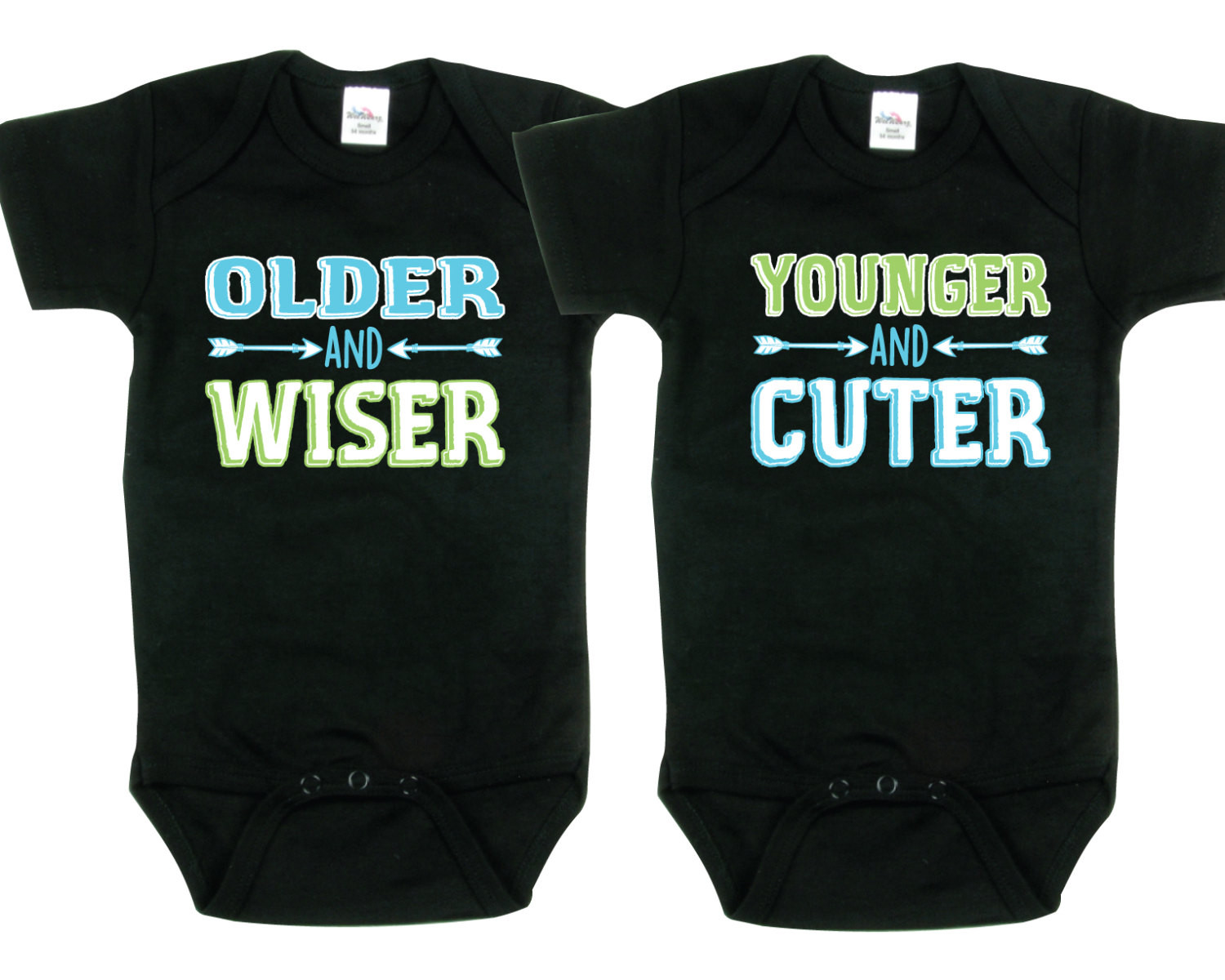 Gift Ideas For Twin Boys
 Twin Boys Gifts Older and Wiser Younger and Cuter Twin Boy
