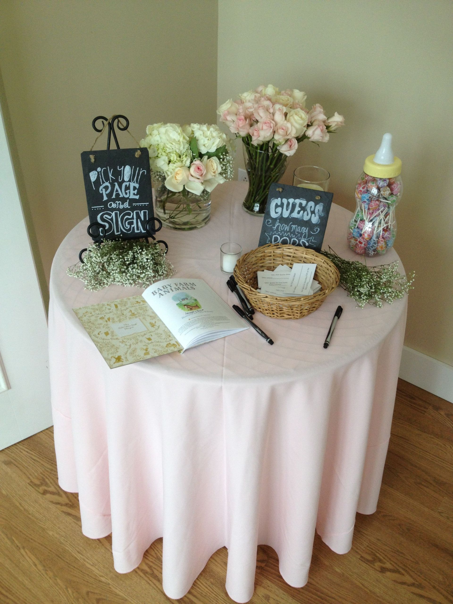Gift Table Baby Shower Ideas
 Entrance Table at a baby shower