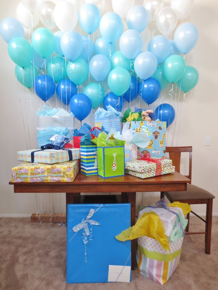 Gift Table Baby Shower Ideas
 Balloon Decoration Ideas For A Baby Shower