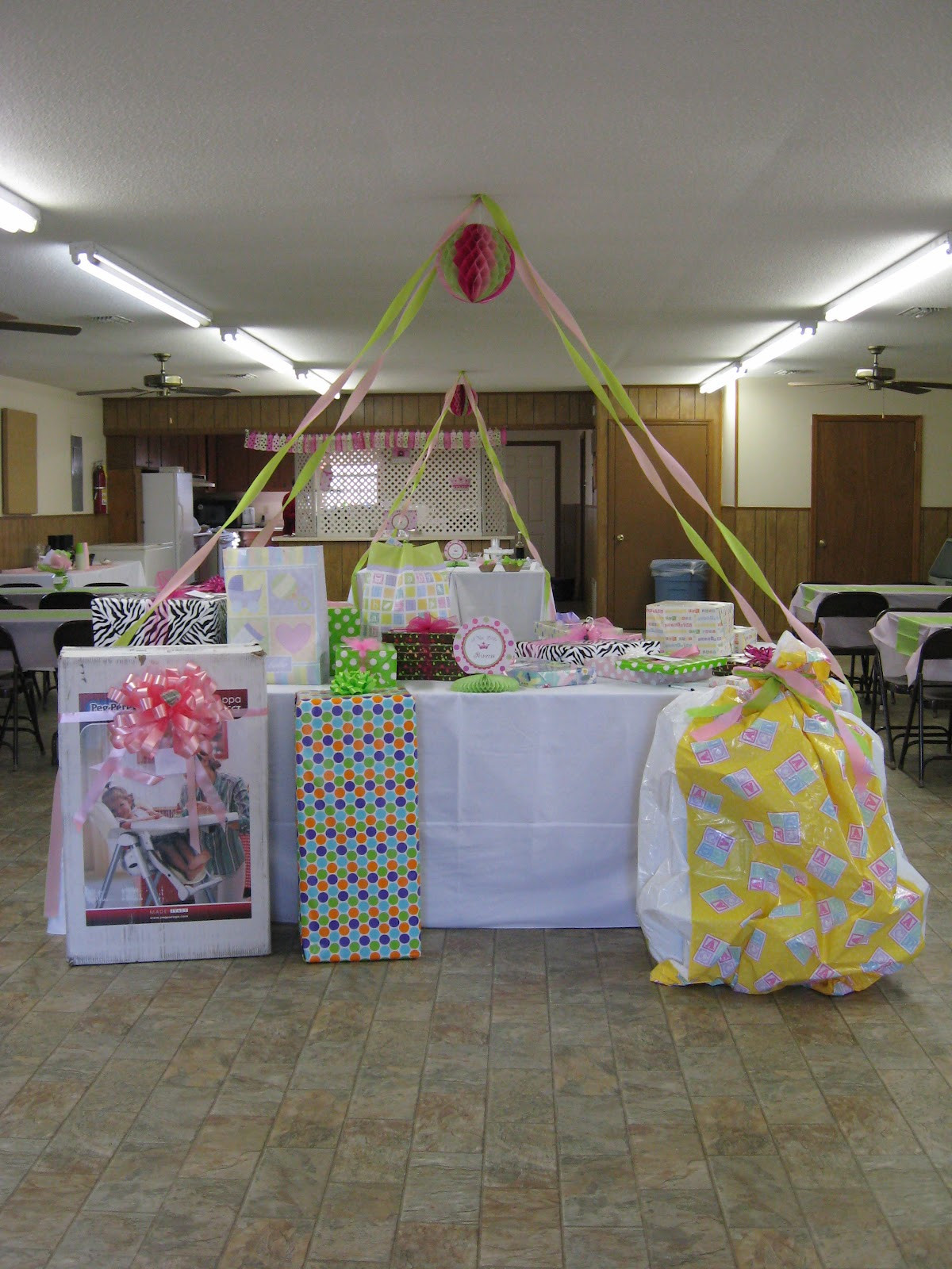 Gift Table Baby Shower Ideas
 A Home in the Country Baby Shower