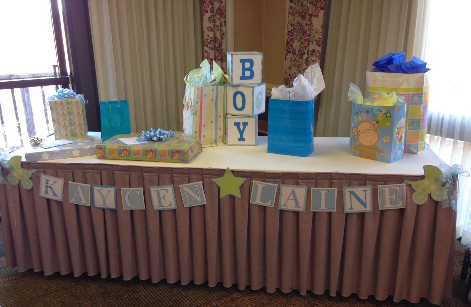 Gift Table Baby Shower Ideas
 Mrs Crafty Adams Baby Shower Decorations