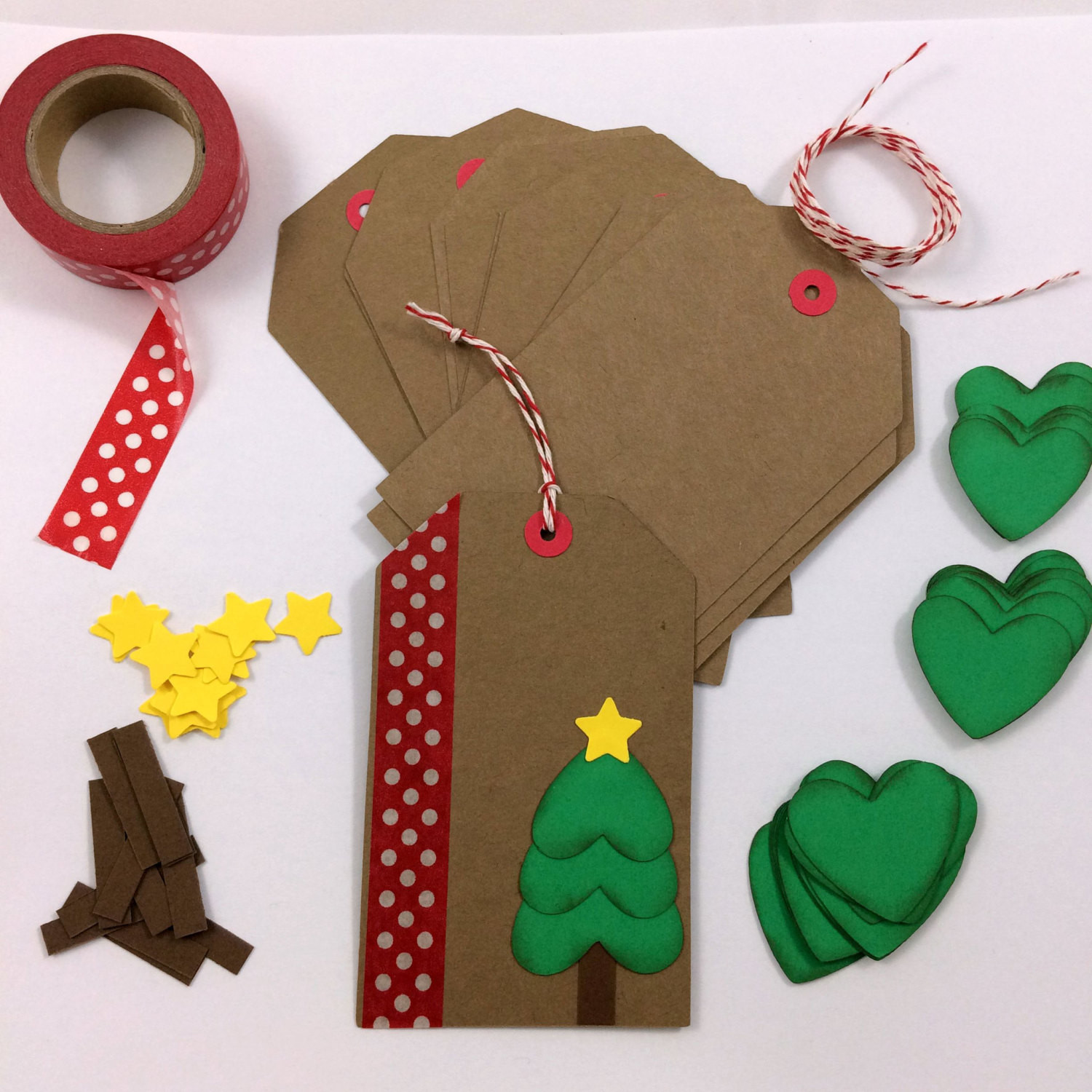 Gift Tags DIY
 DIY Holiday Christmas Gift Tag Kit Makes 12 by Bump Knowledge
