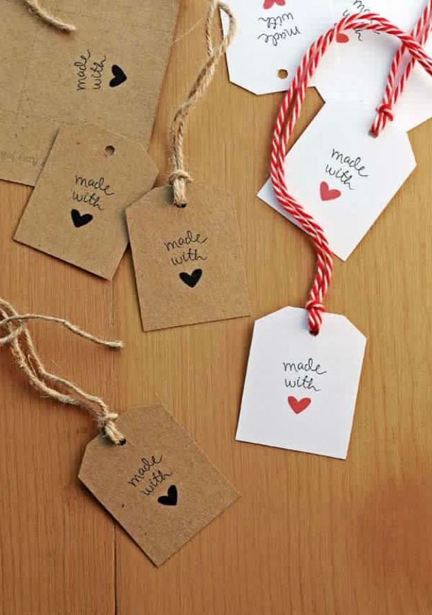 Gift Tags DIY
 22 Awesome DIY Gift Tags