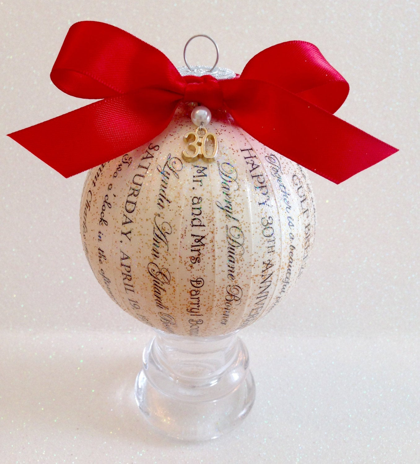 Gifts For 30th Wedding Anniversary
 30th Anniversary Gift Unique Personalized Ornament Parent