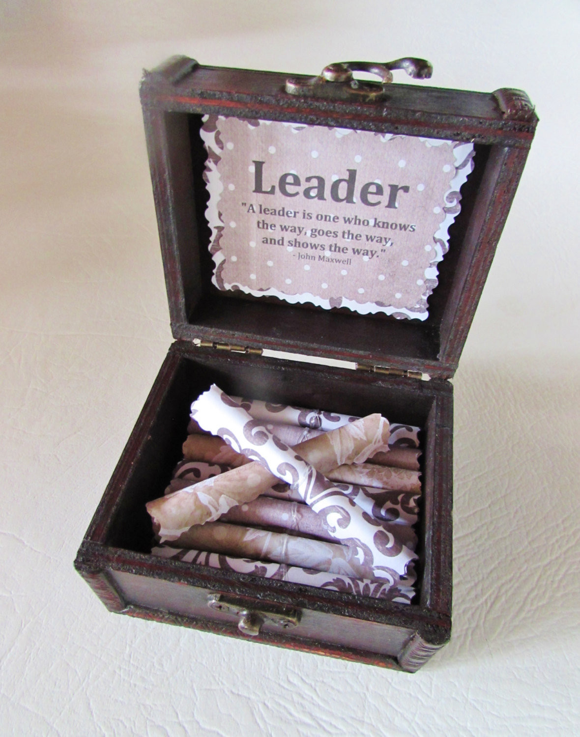 Gifts For Boss Birthday
 Leadership Scroll Box Leadership Gift Boss Gift Boss