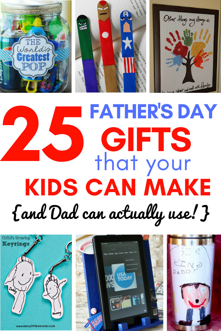 Gifts For Daddy From Kids
 25 Homemade Father’s Day Gifts from Kids That Dad Can