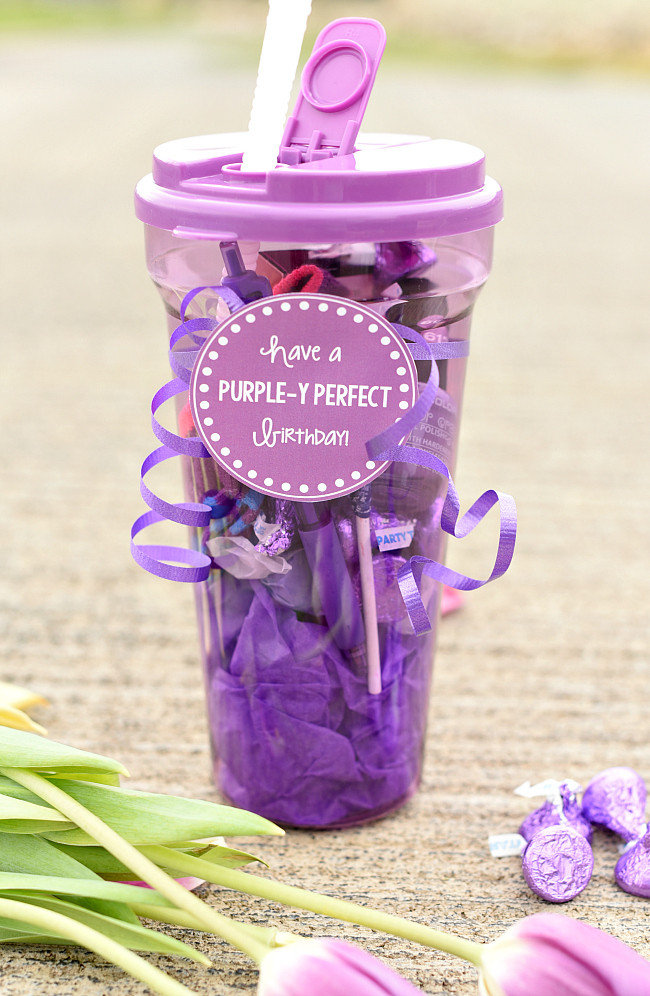 Gifts For Friends Birthday
 Purple Themed Birthday Gift for Friends – Fun Squared