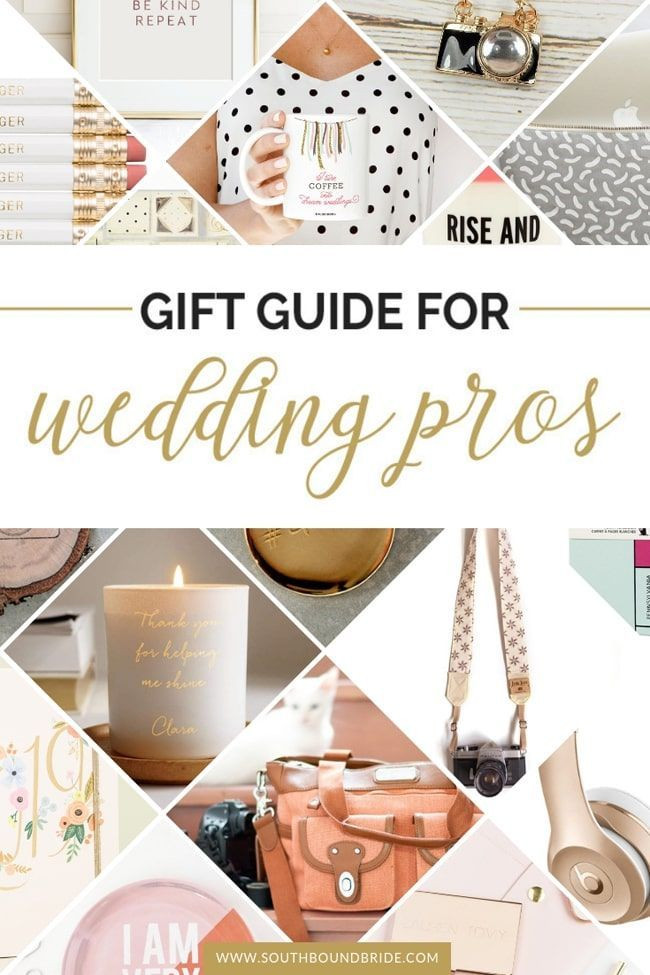 Gifts For Wedding Planner
 Gift Guide Wedding Pros