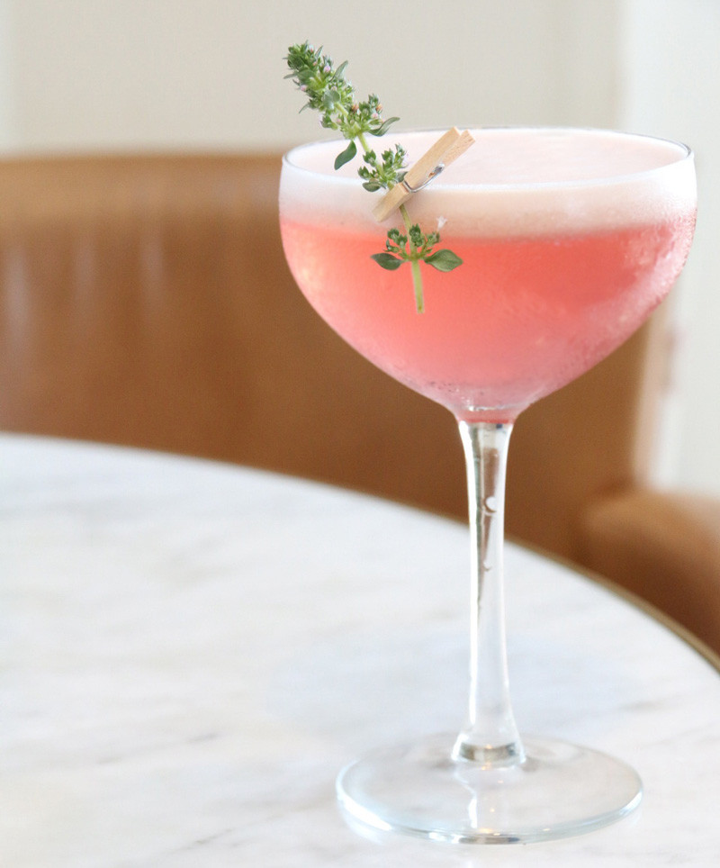 Gin Cocktails Drinks
 Thyme to Delight Strawberry Gin Cocktail by Kurtis Bosley