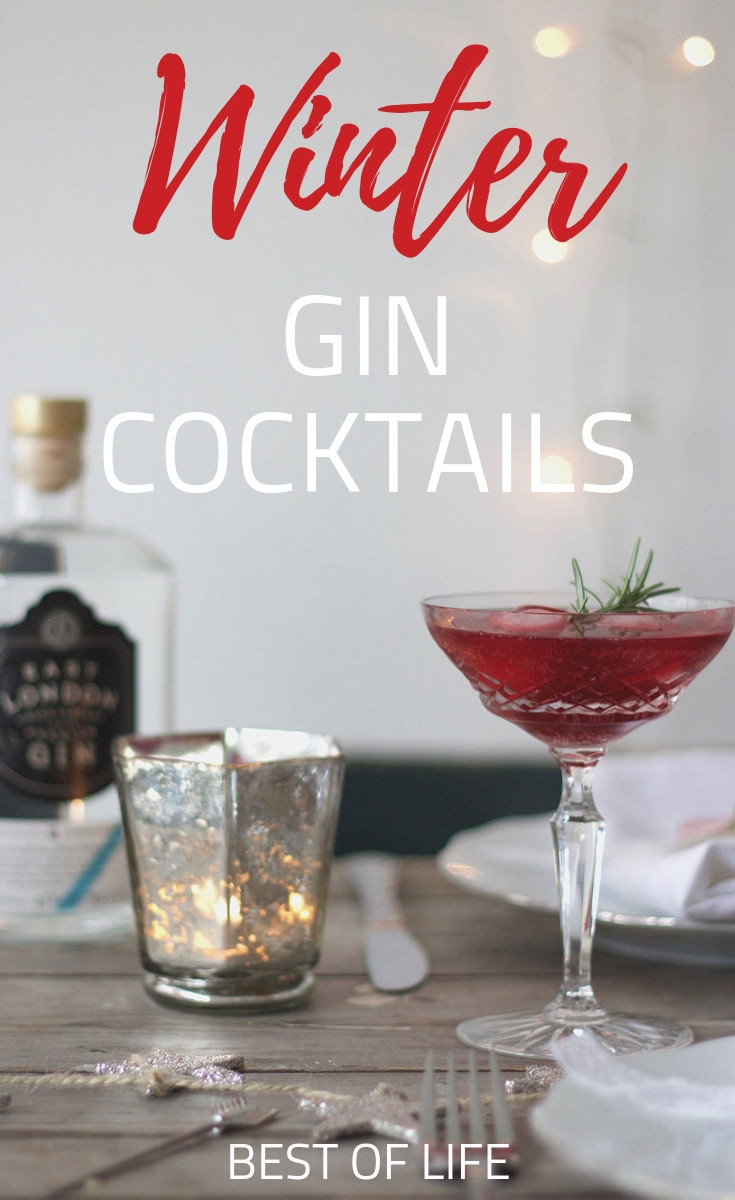 Gin Drinks For Winter
 Winter Cocktails with Gin