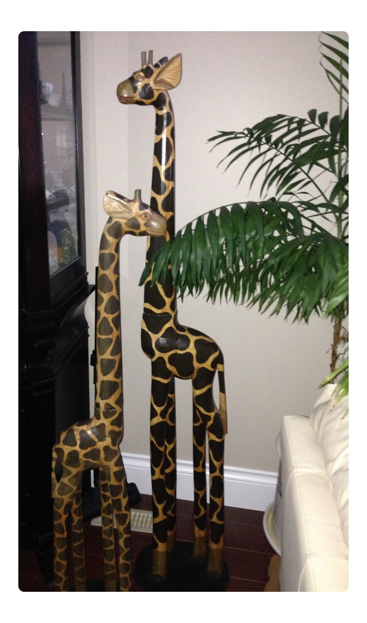 Giraffe Decor For Living Room
 These are giraffe decorations I got for my house