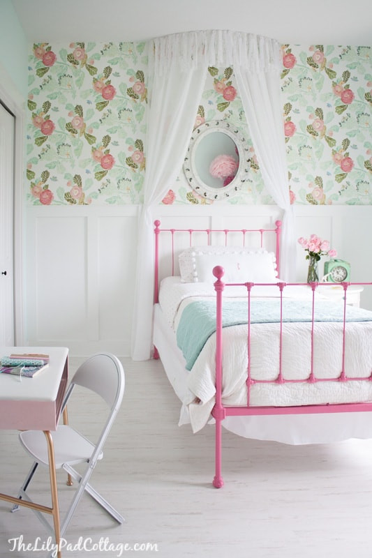 Girl Bedroom Wallpaper
 Big Girl Bedroom Anthropologie Wallpaper