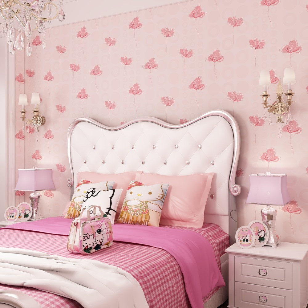 Girl Bedroom Wallpaper
 Kids Room Wallpapers Girls Bedroom Nonwovens Warm Korean