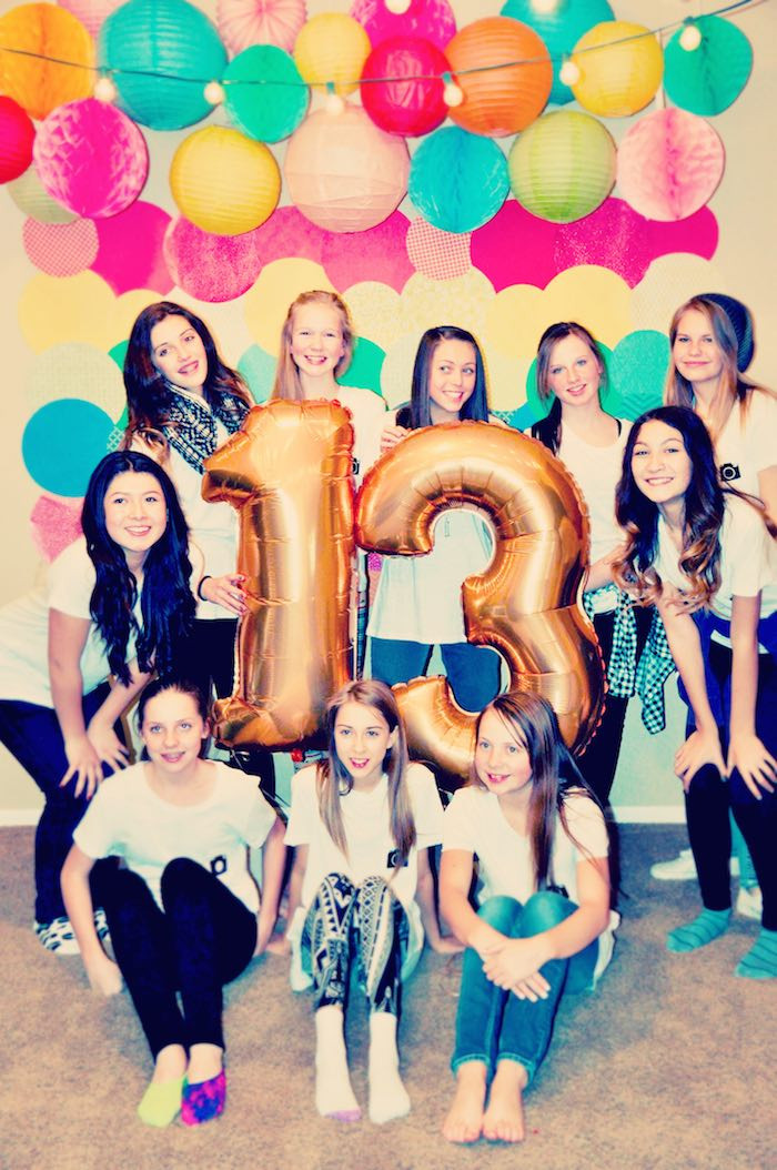 Girl Birthday Party Places
 Kara s Party Ideas Glam Instagram Themed 13th Birthday Party