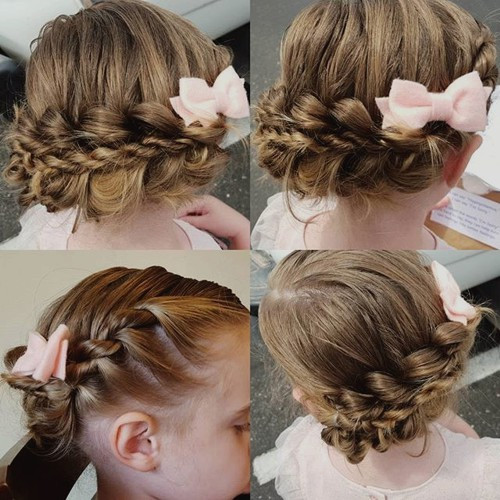 Girl Updo Hairstyles
 40 Cool Hairstyles for Little Girls on Any Occasion