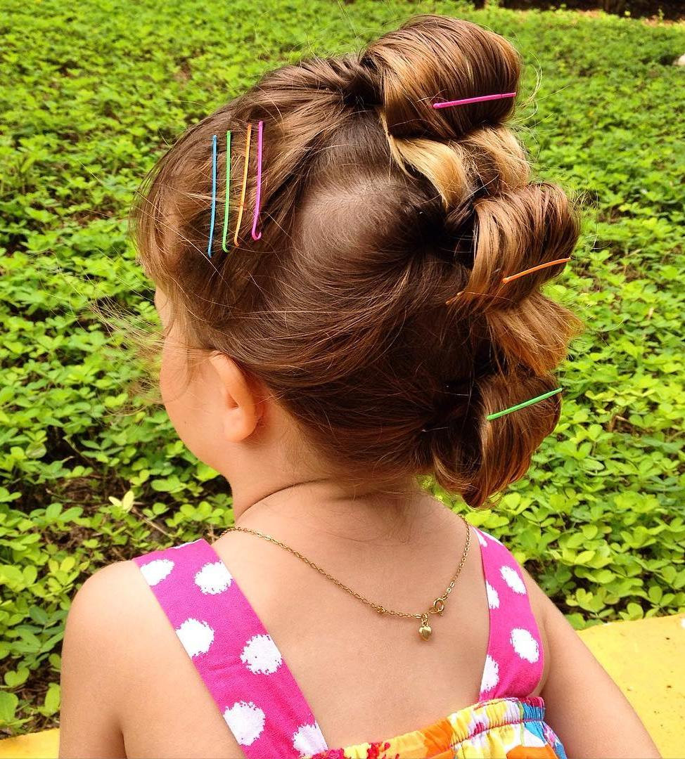 Girl Updo Hairstyles
 40 Cool Hairstyles for Little Girls on Any Occasion