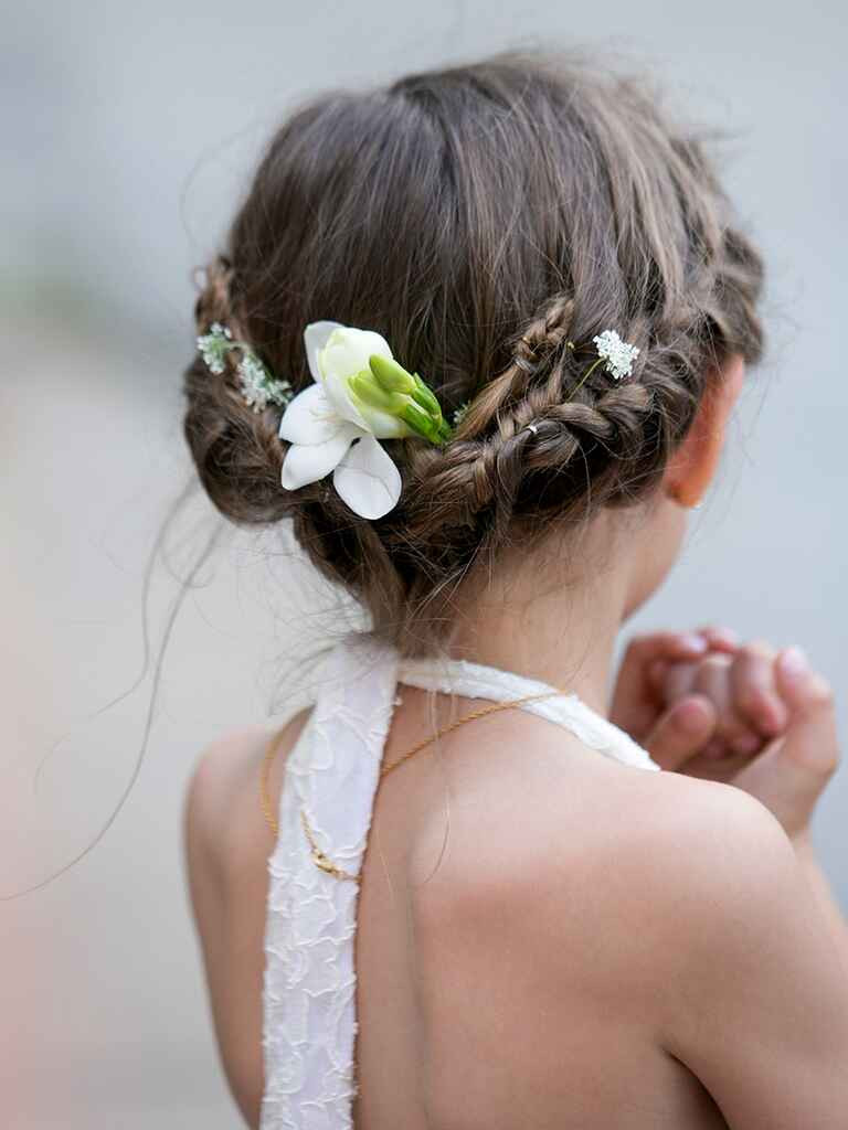 Girl Updo Hairstyles
 14 Adorable Flower Girl Hairstyles