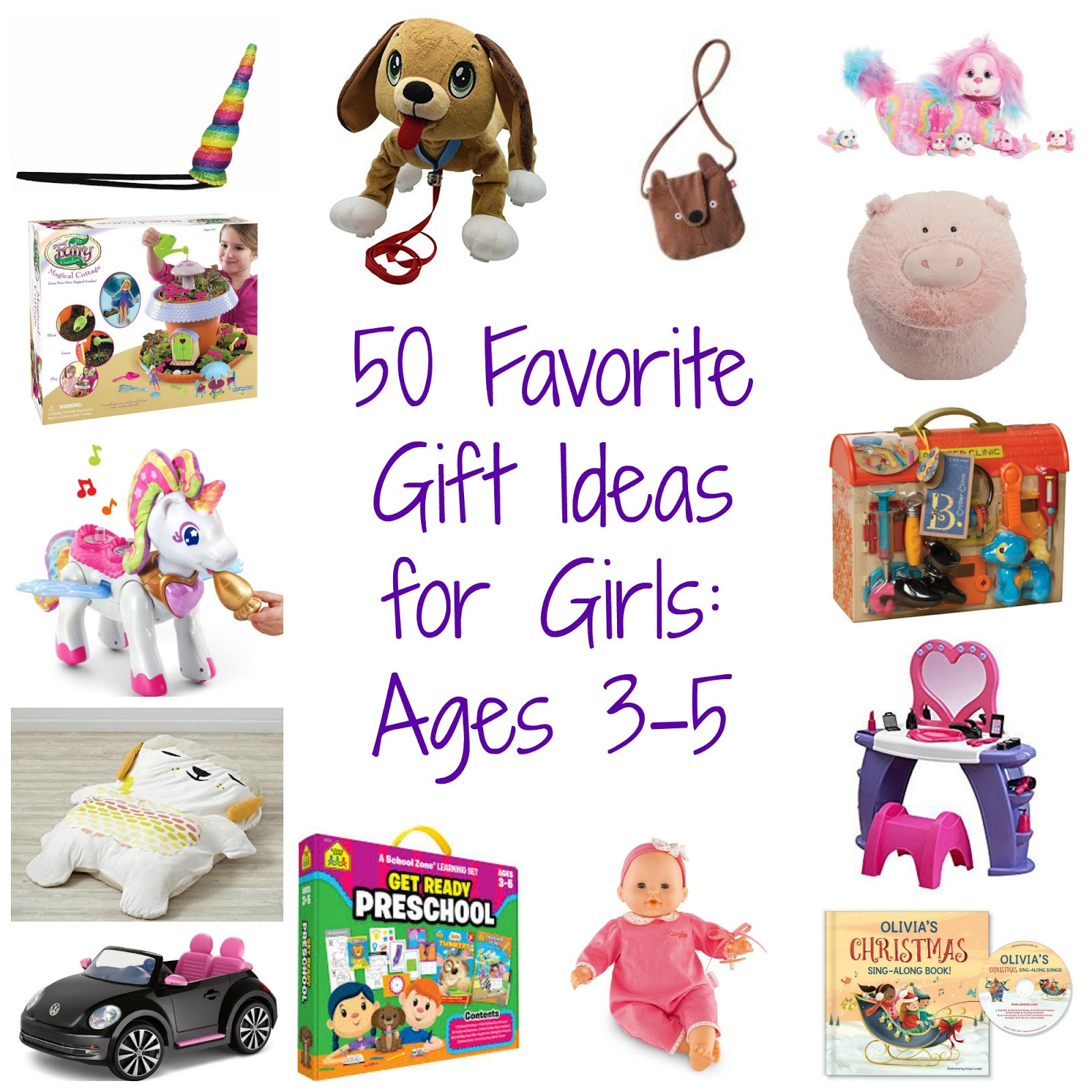 Girls Gift Ideas Age 8
 50 Favorite Gift Ideas for Girls Ages 3 5 The Chirping Moms