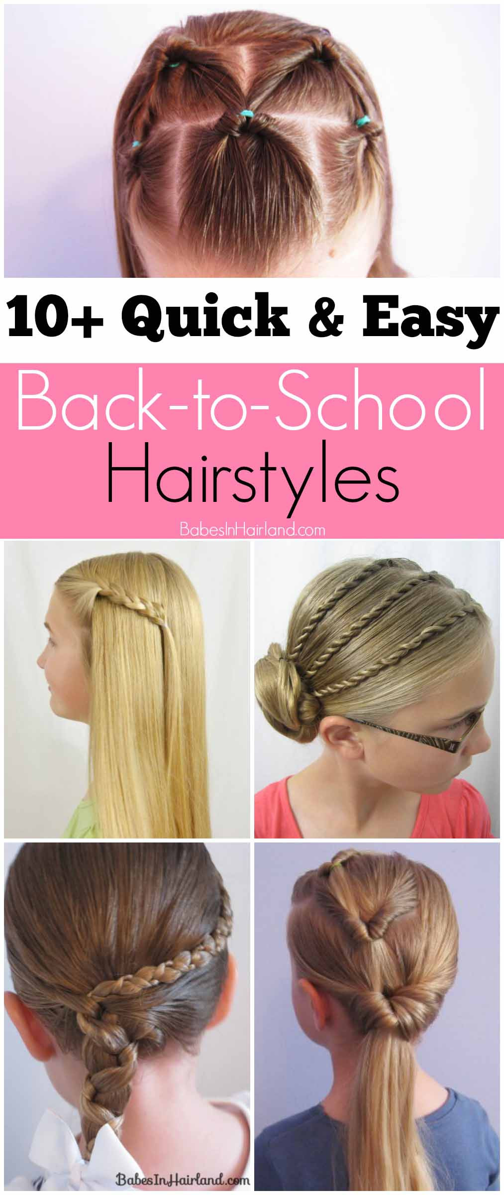 Girls Hairstyles For School
 10 Quick and Easy Back to School Hairstyles Babes In