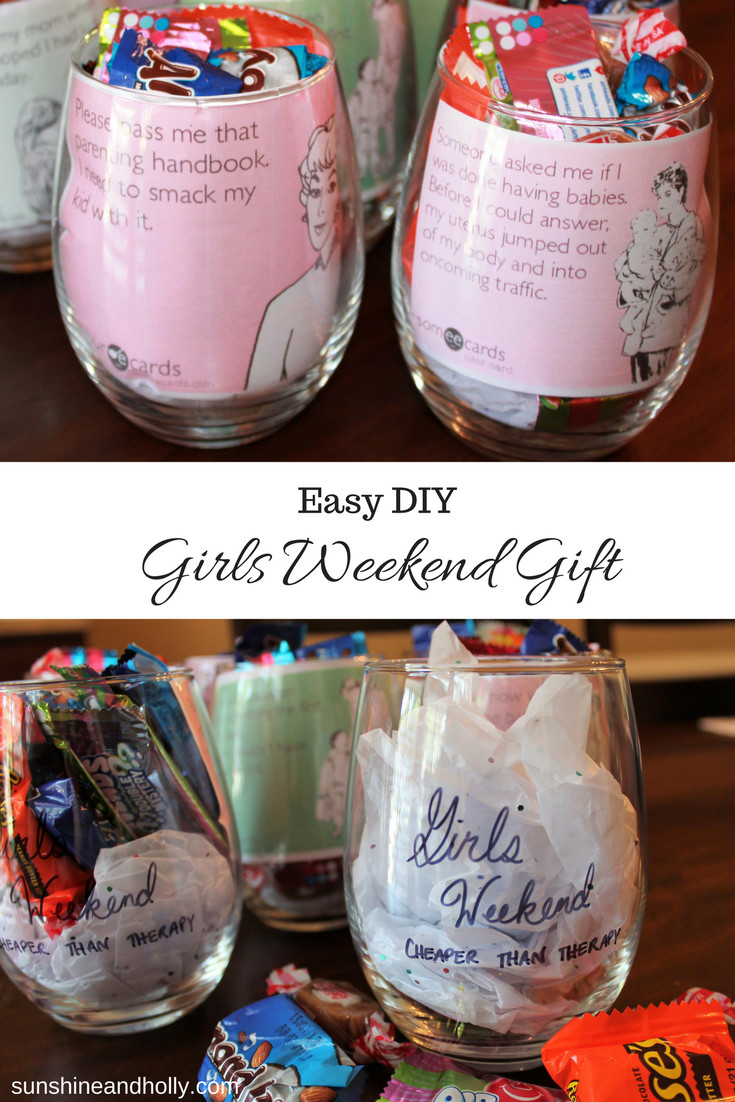 Girls Night Gift Ideas
 Easy DIY Girls Weekend Gift