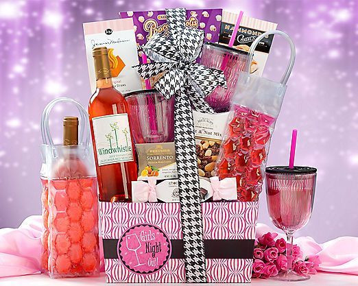 Girls Night Gift Ideas
 Girl’s Night in Party Favor Gift Basket