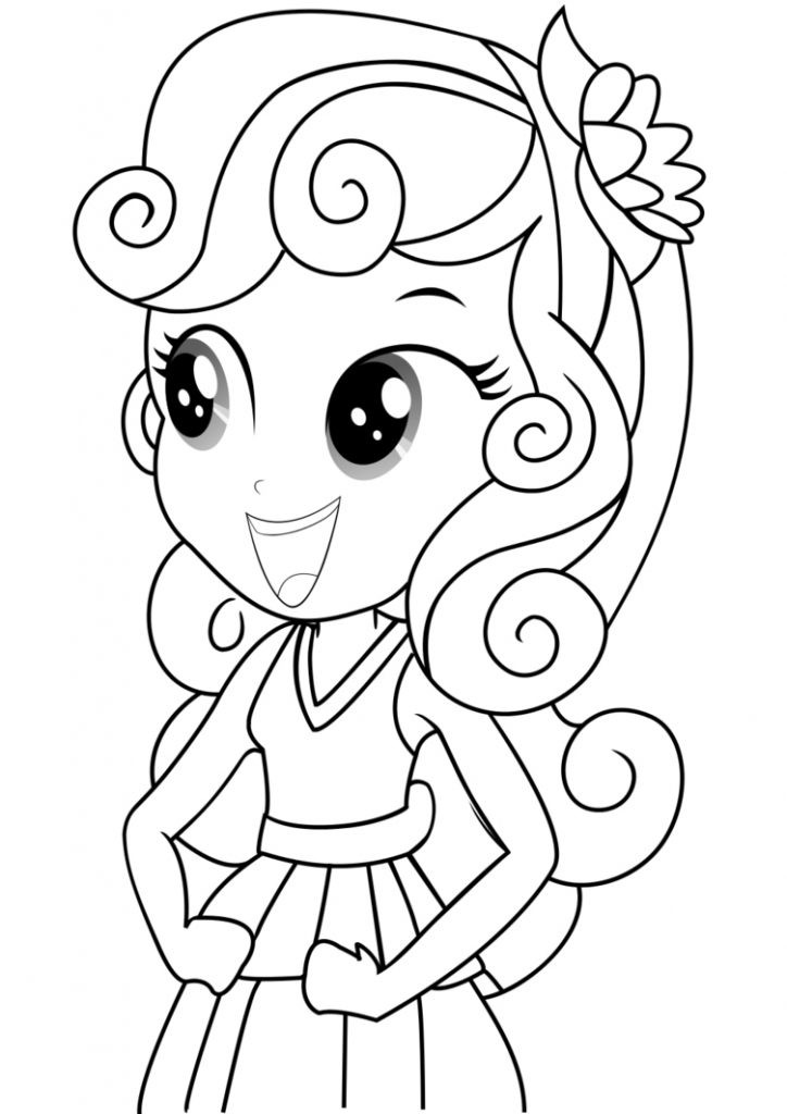 Girls Printable Coloring Pages
 Equestria Girls Coloring Pages Best Coloring Pages For Kids