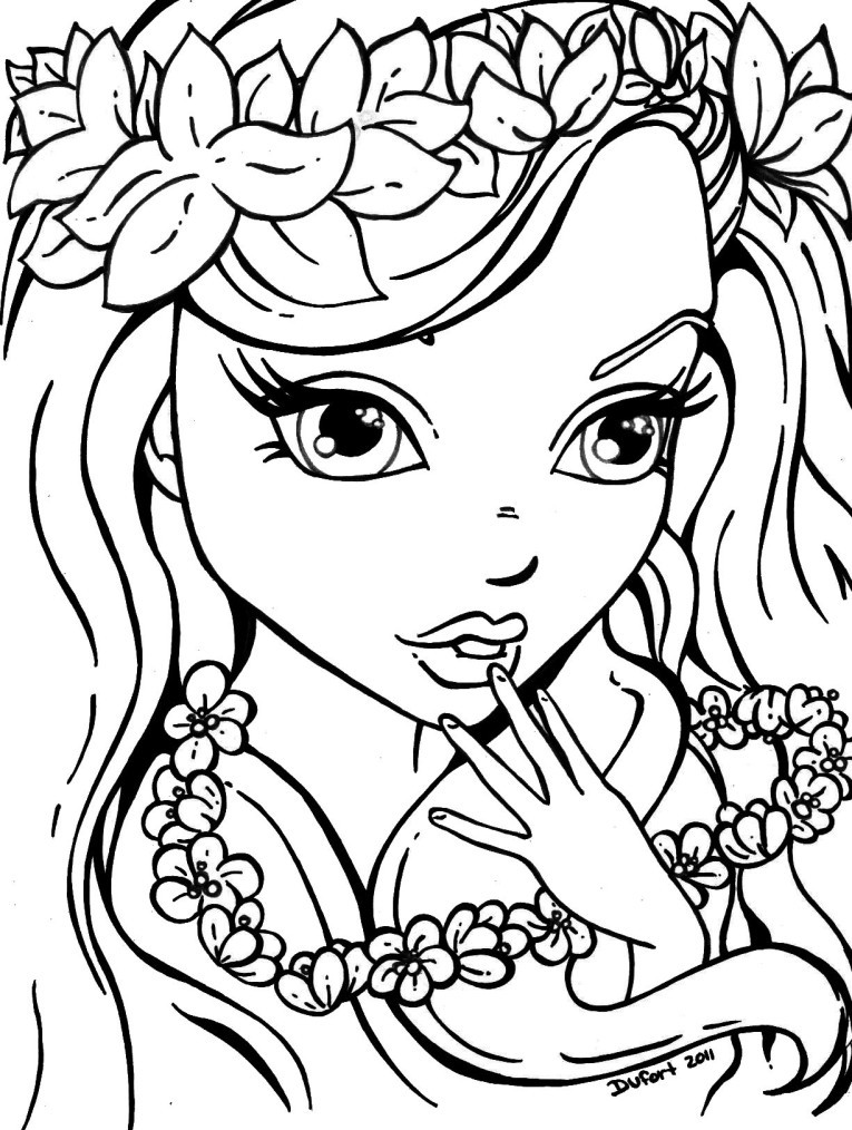 Girls Printable Coloring Pages
 Free coloring pages for girls Fotolip