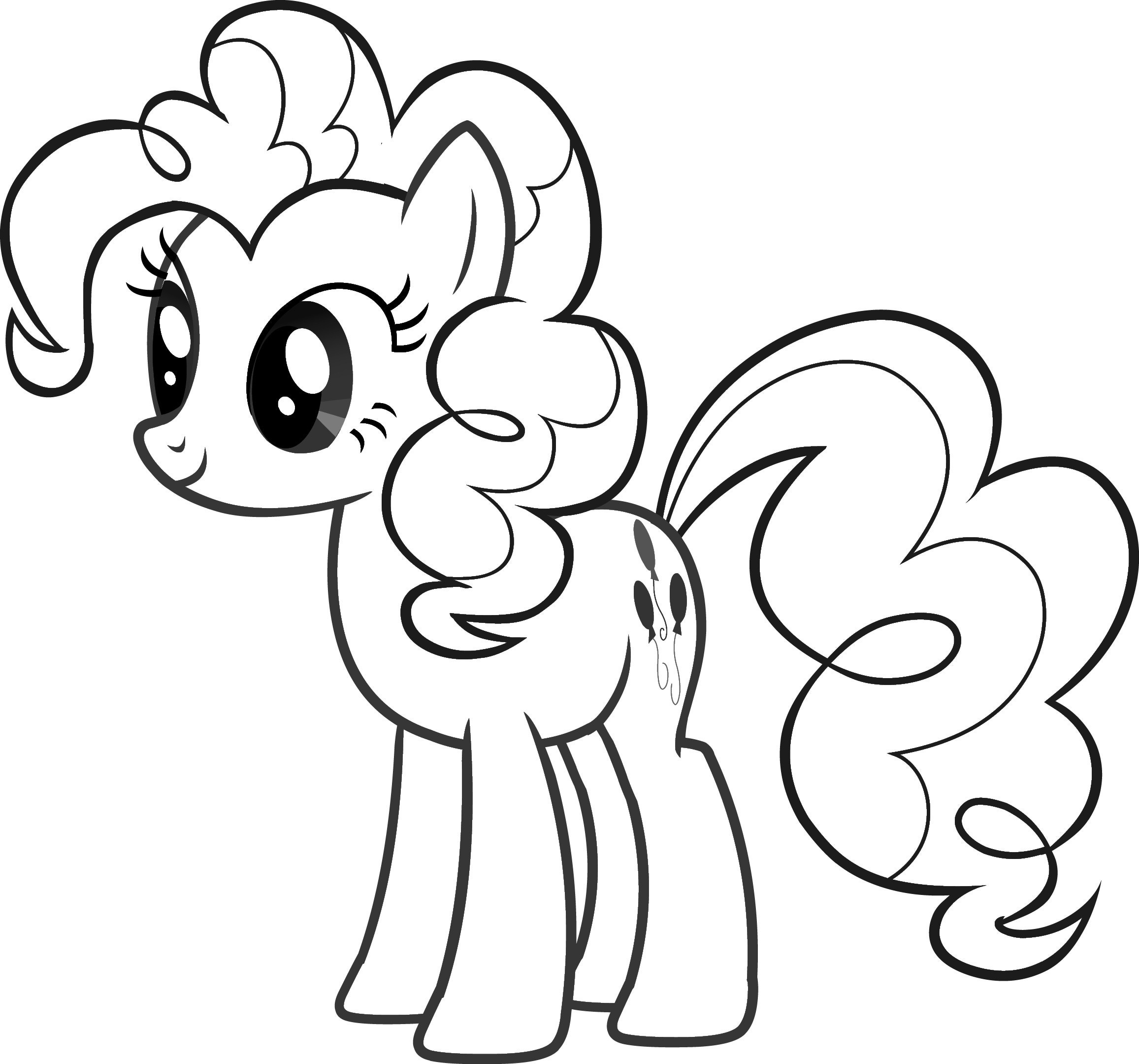Girls Printable Coloring Pages
 My little pony coloring pages