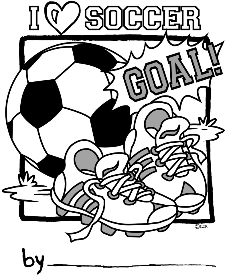 Girls Soccer Coloring Pages
 Soccer coloring pages