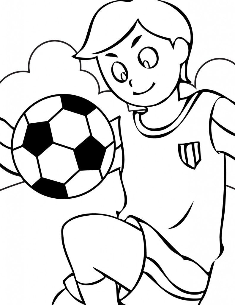 Girls Soccer Coloring Pages
 girl soccer balls Colouring Pages page 2