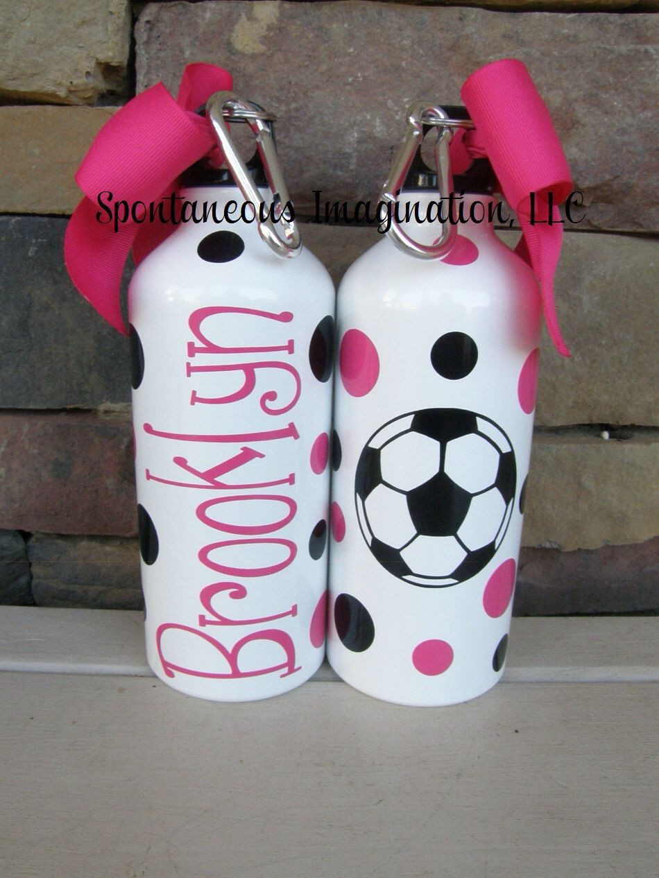 Girls Soccer Gift Ideas
 Personalized Girls Soccer Team Sport Aluminum Water Bottle