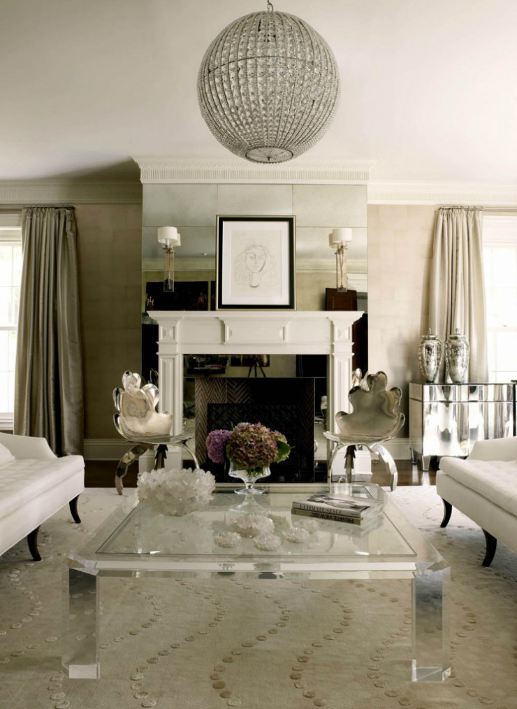 Glamour Living Room Ideas
 Living Room Ideas Blend Modern Glamour With Classic